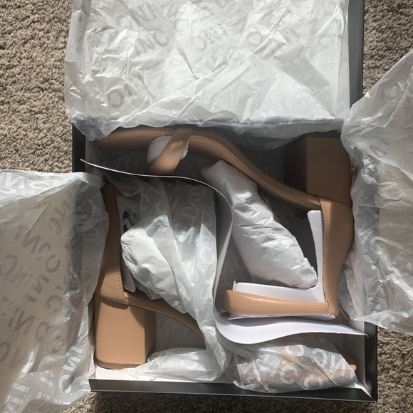 INC Nude Block Heel Sandals - Picture 3 of 3